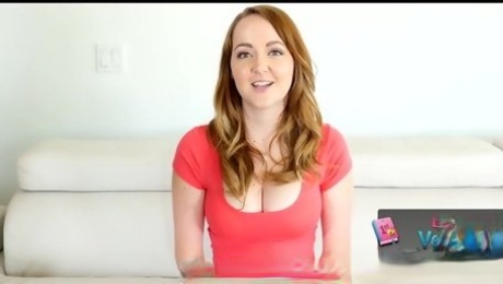 Busty coed Iris Rose having sex on camera for the very first time