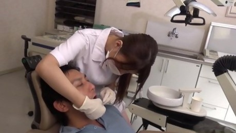 Asian with big tits fucked by one of her patients