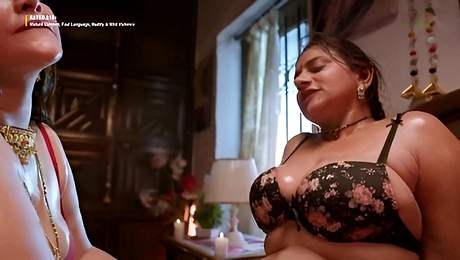 Chubby Indian MILFs thrilling porn video