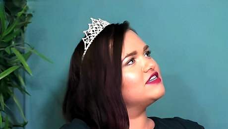 Tireless lass's femdom video