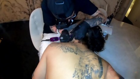 Genevieve Sinn Pounded While Having Her Face Tattooed